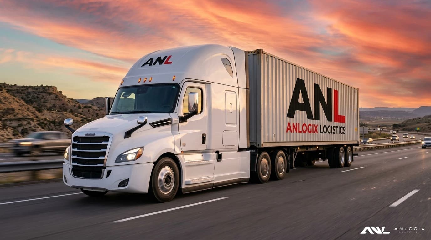Anlogix Branded Line-Haul Delivery Fleet Truck